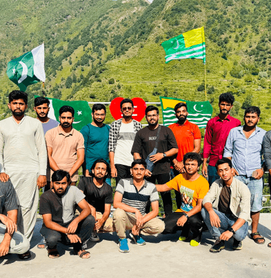 The team on a retreat